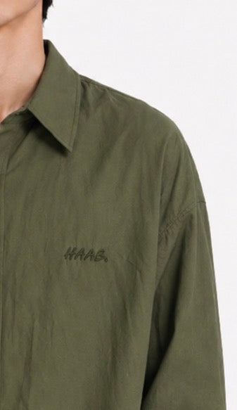 🇯🇵Tokyo Relaxed Shirt - army green