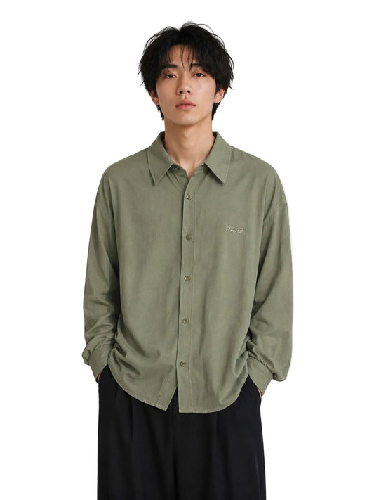 🇯🇵Tokyo Relaxed Shirt - olive