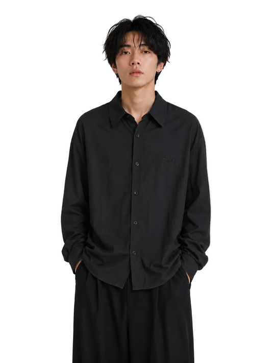 🇯🇵 Tokyo Relaxed Shirt - black